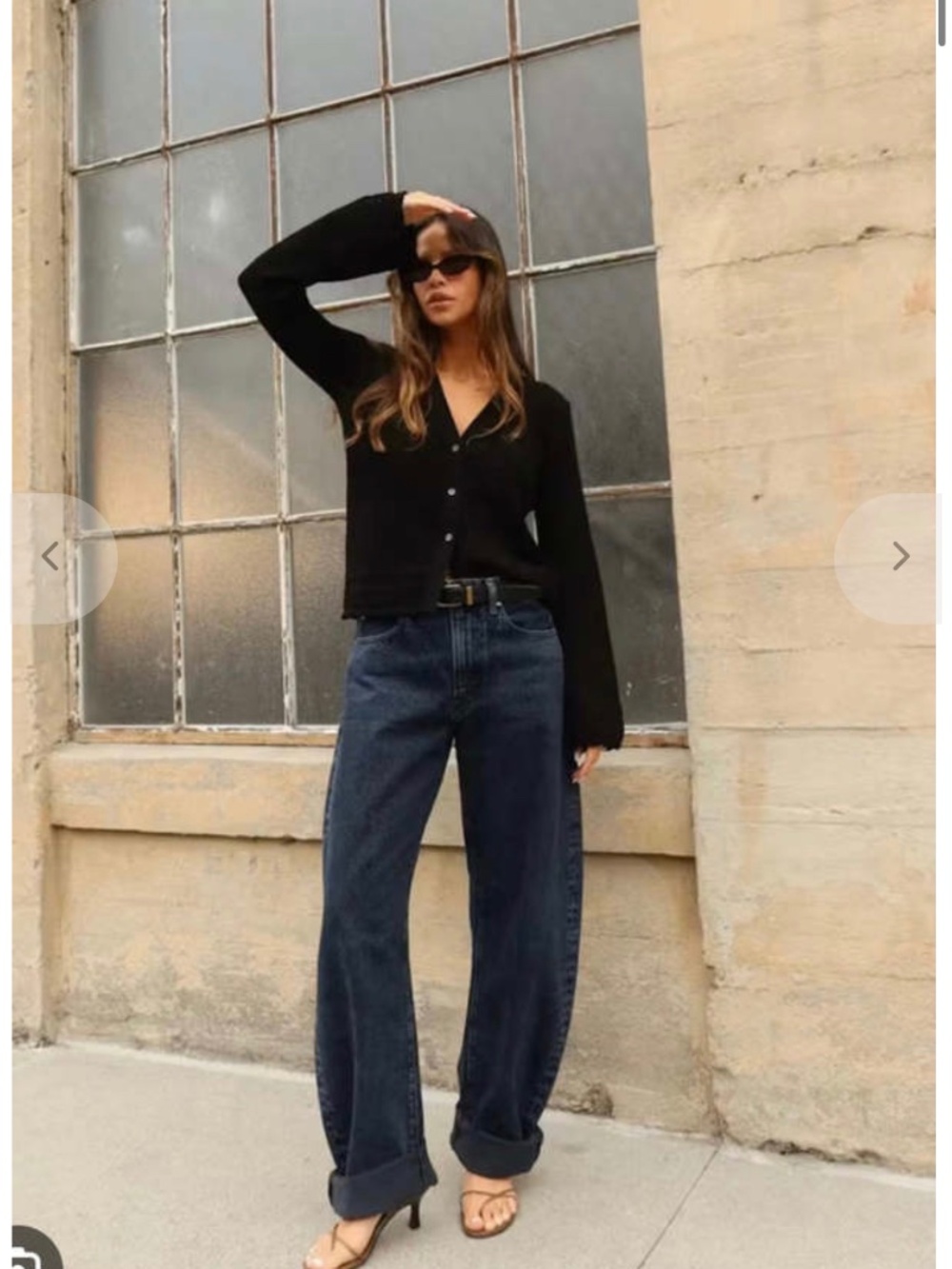 FRAME The Bubble Jean Size 27 in Dorado